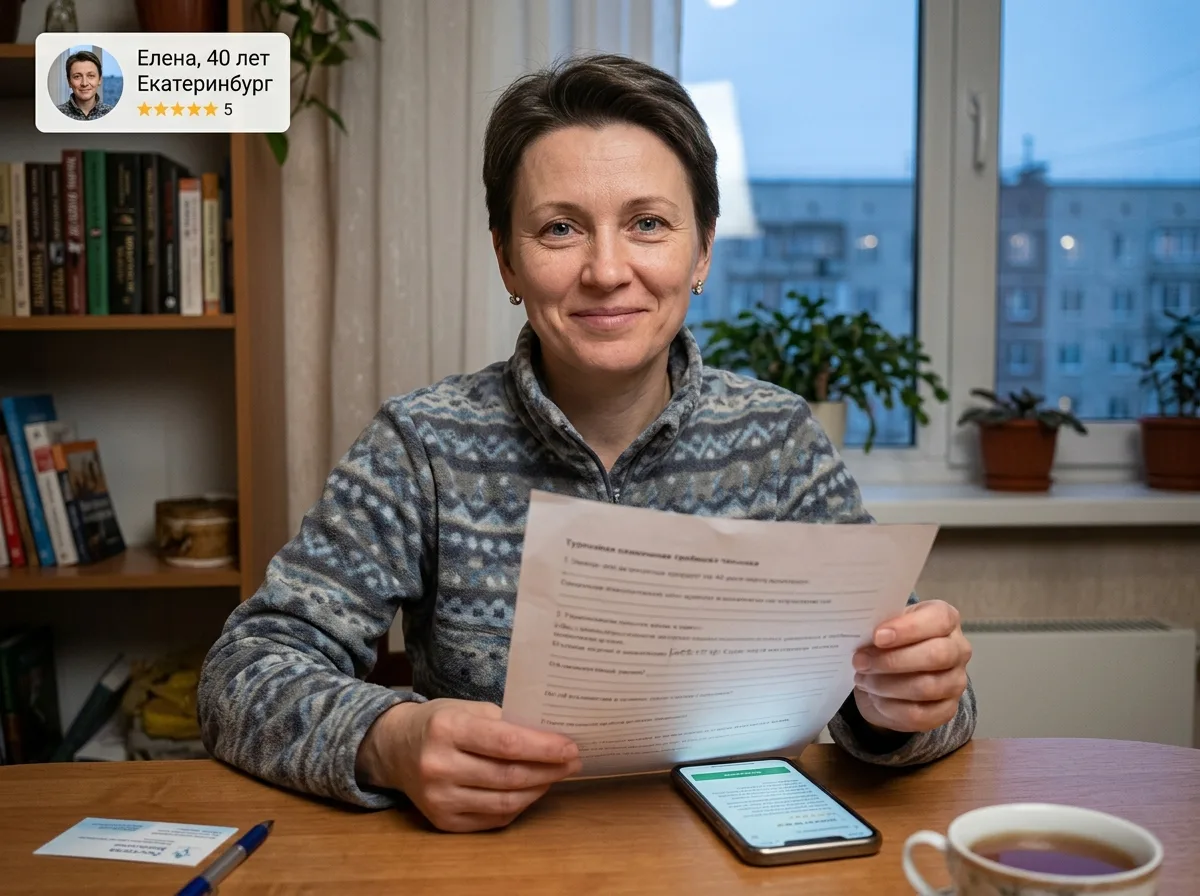 Аватар женщины Елены, 40 лет, Екатеринбург, отзыв о вызове нарколога на дом
